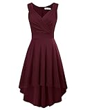 cocktailkleid v Ausschnitt Elegante Kleider Sommer Petticoat Kleid 50er Jahre Swing...
