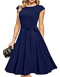 DRESSTELLS Damen Kleider 1950er Vintage Retro Rockabilly Petticoat Kleid...