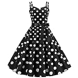 Rockabilly Kleider Damen 50er Jahre Vintage Retro 50s Petticoat Kleid Sommer...